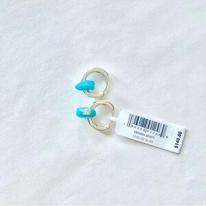 Angie Covered Heart Huggie Sterling Silver Earrings